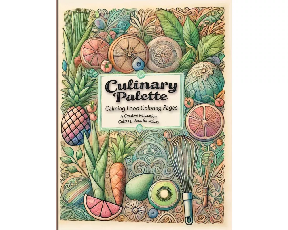 Culinary Palette Calming Food Coloring Pages
