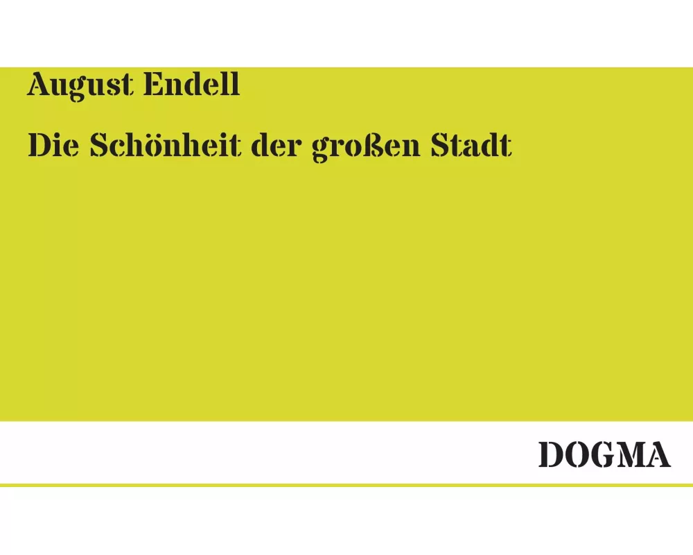 Die Schönheit der großen Stadt