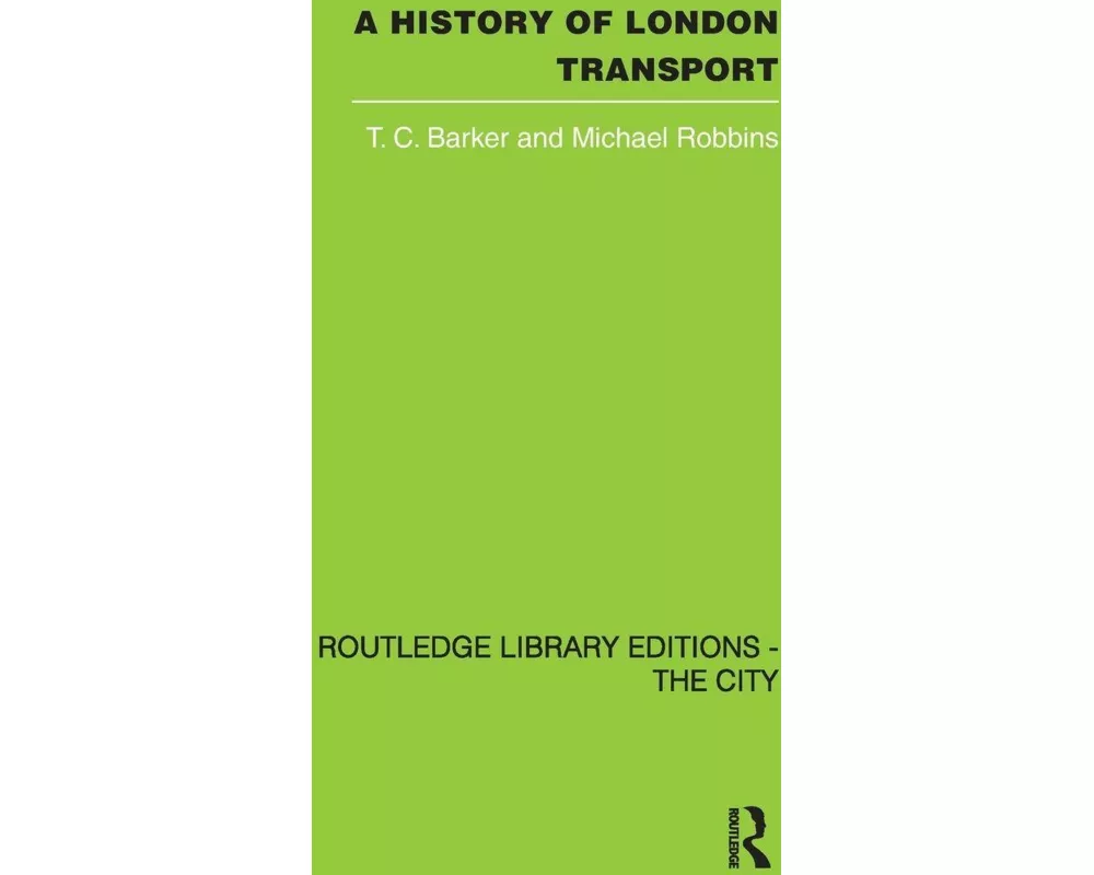 A History of London Transport