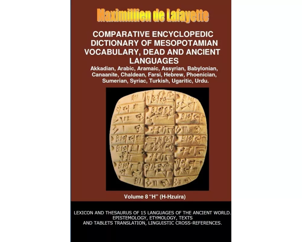 V8.Comparative Encyclopedic Dictionary of Mesopotamian Vocabulary Dead & Ancient Languages