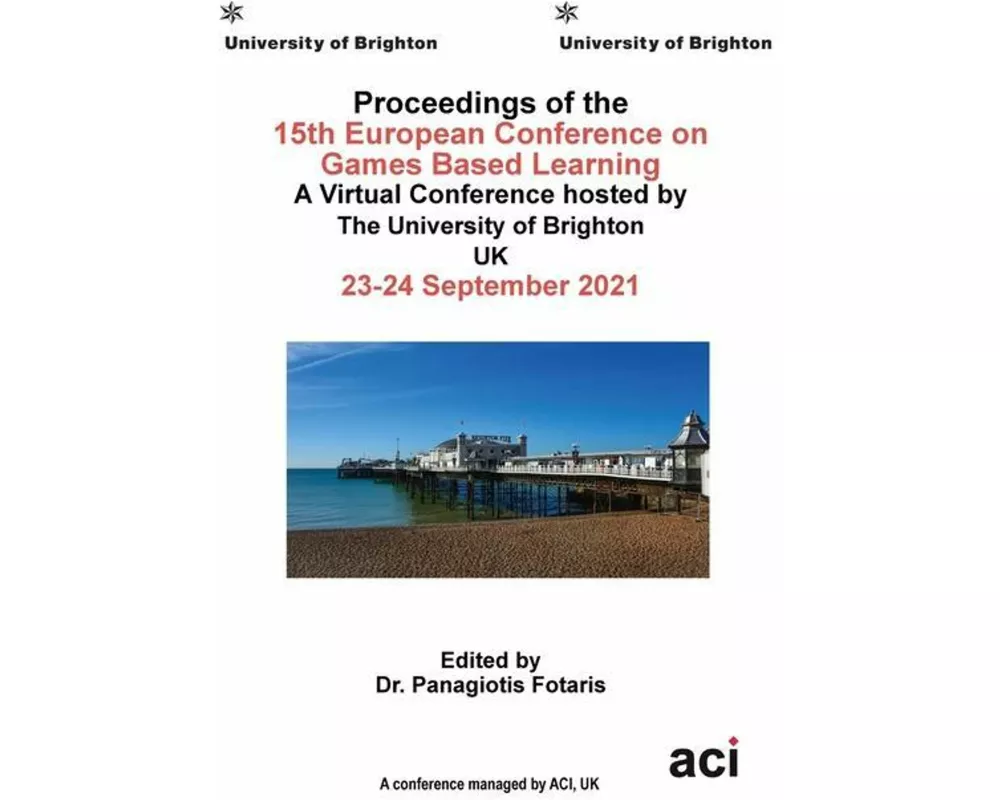 Proceedings of the 15th European Conference on Game Based Learning ECGBL 2021