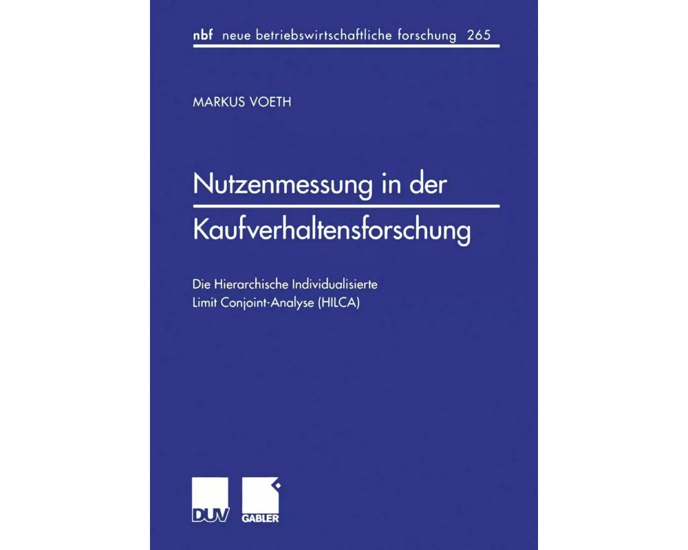 Nutzenmessung in der Kaufverhaltensforschung