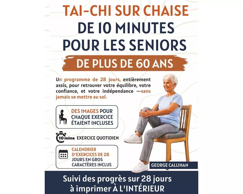Tai-chi sur chaise de 10 minutes pour les seniors de plus de 60 ans