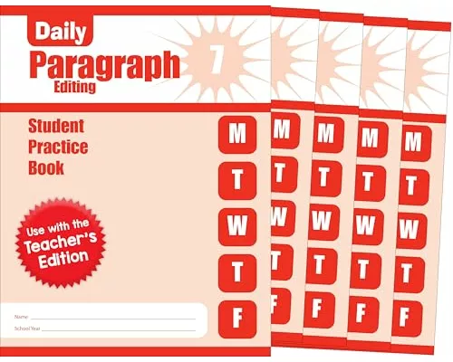Daily Paragraph Editing Gr 7 Sb 5 Pack