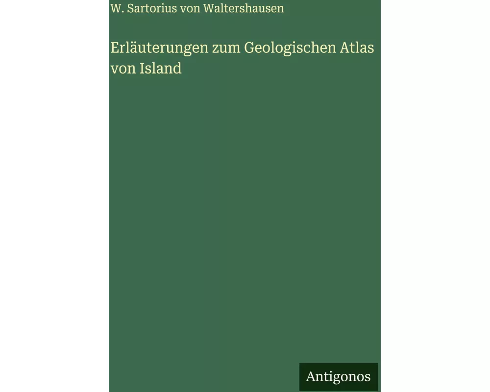 Erläuterungen zum Geologischen Atlas von Island