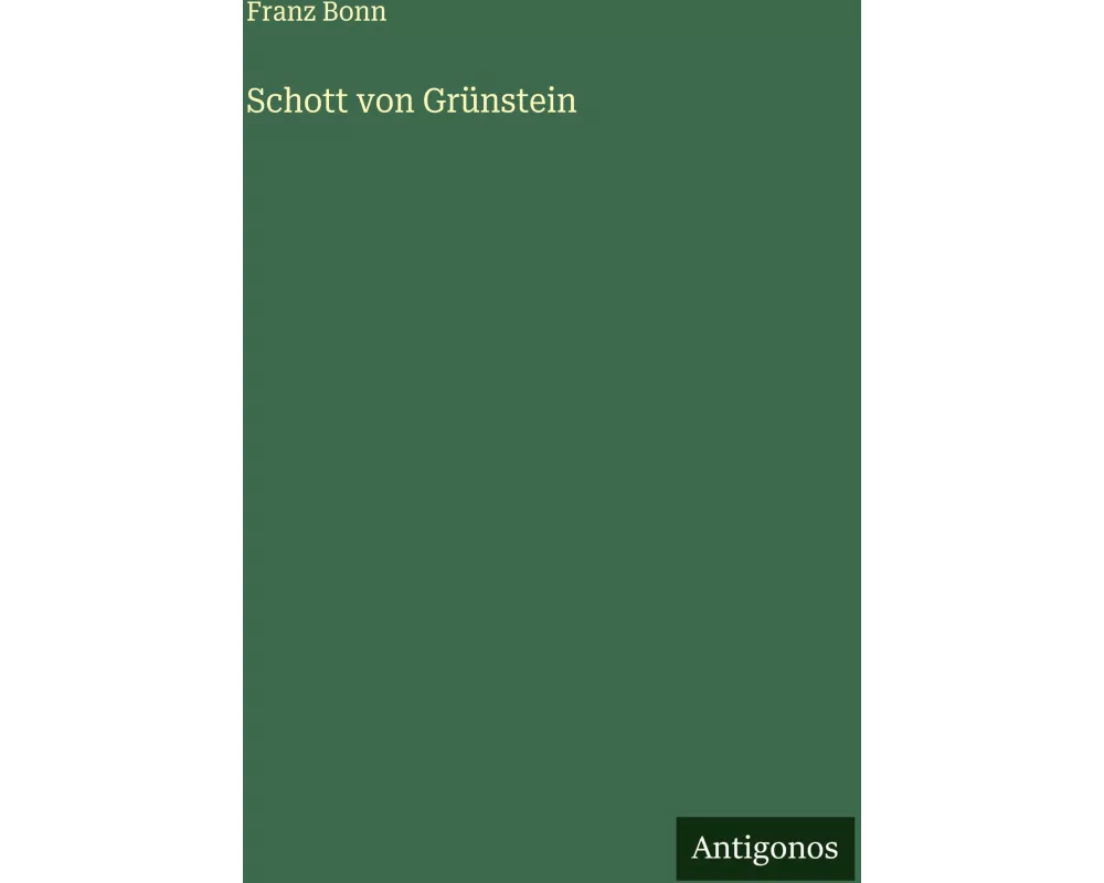Schott von Grünstein
