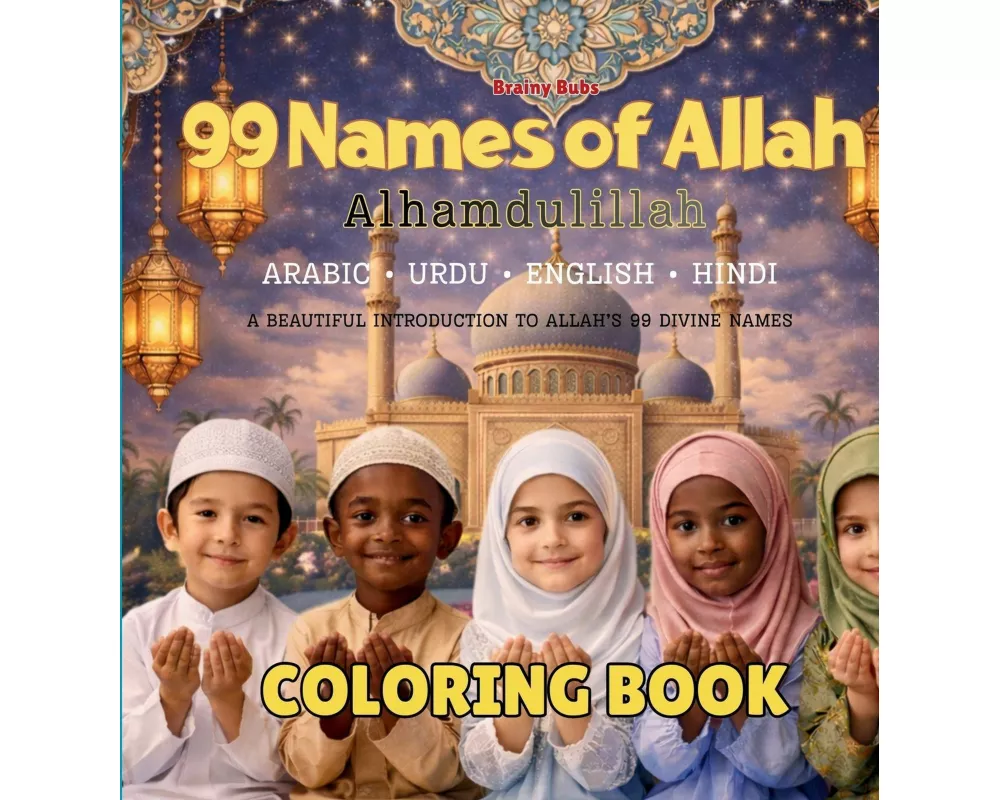 99 Names of Allah Coloring Book
