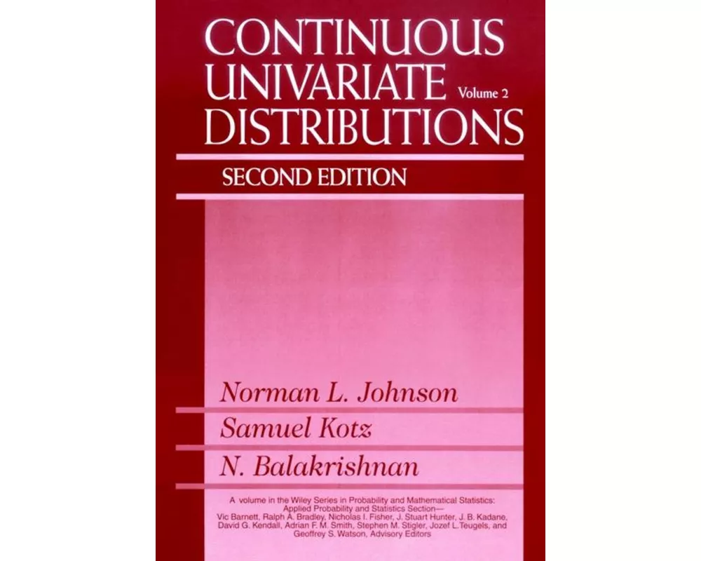 Continuous Univariate Distributions, Volume 2