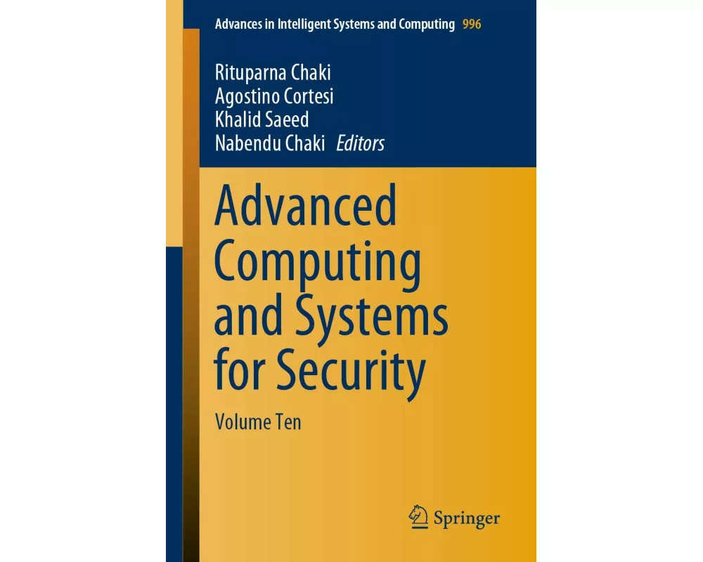 Advanced Computing and Systems for Security