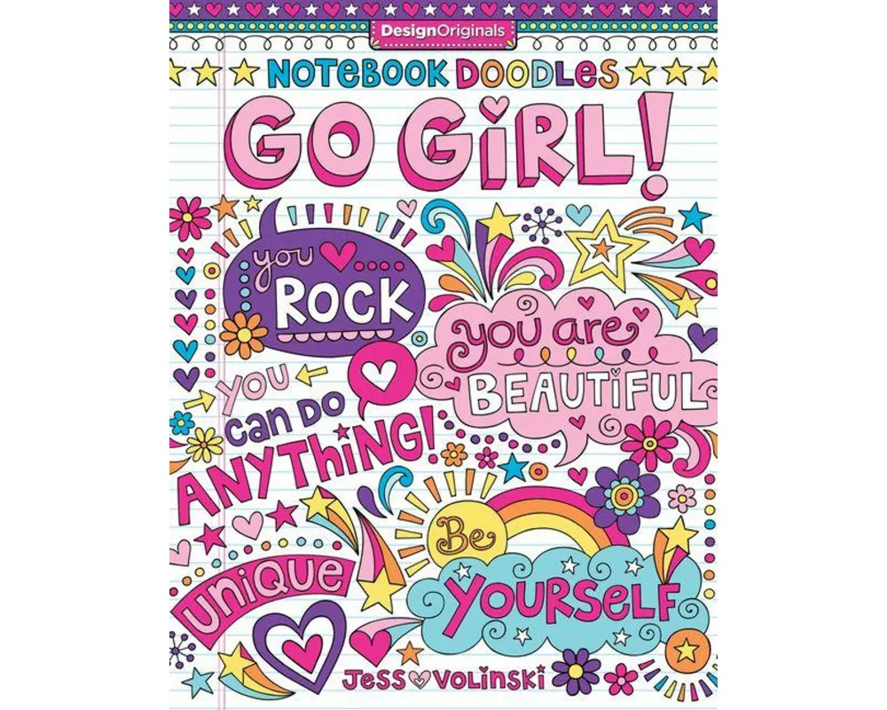 Notebook Doodles Go Girl!