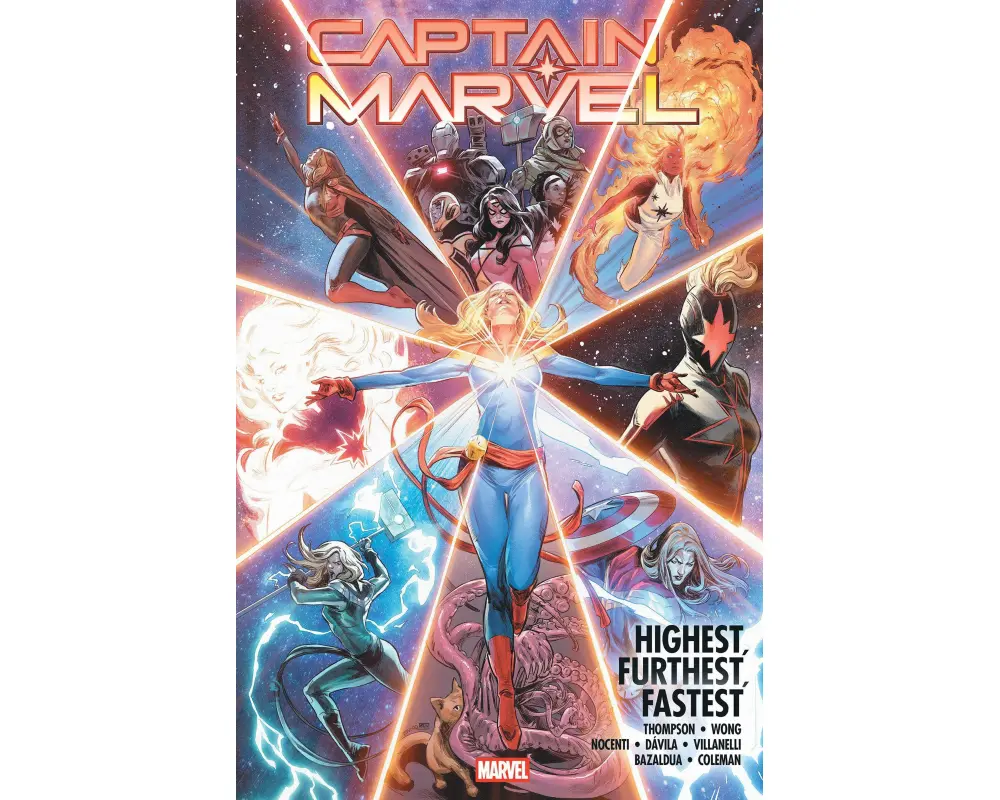 Captain Marvel: Highest, Furthest, Fastest Omnibus Carmen Carnero Cover