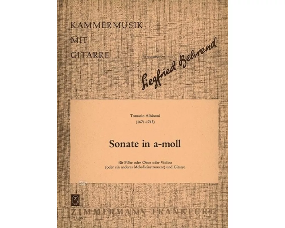 Sonate a-Moll