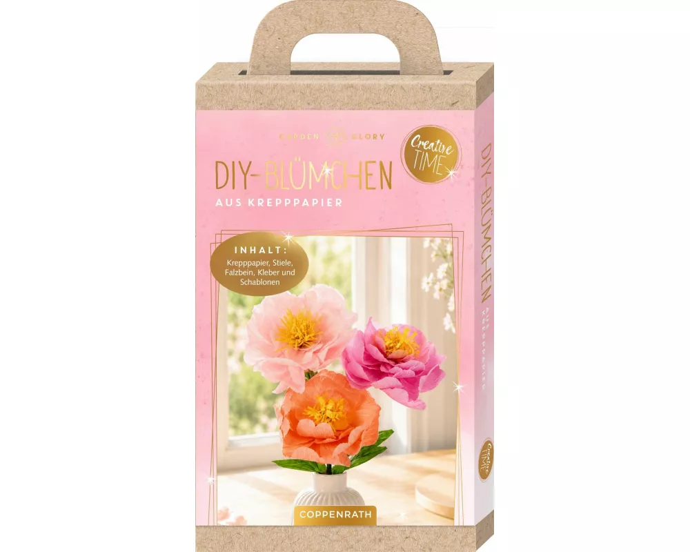 DIY-Blümchen aus Krepppapier