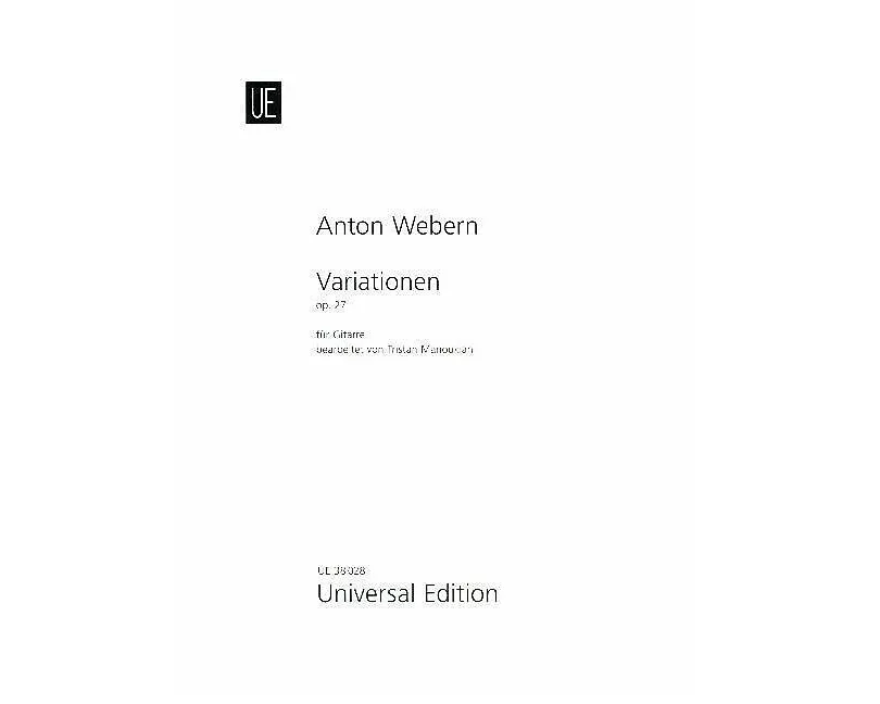 Variationen. op. 27. - für Gitarre