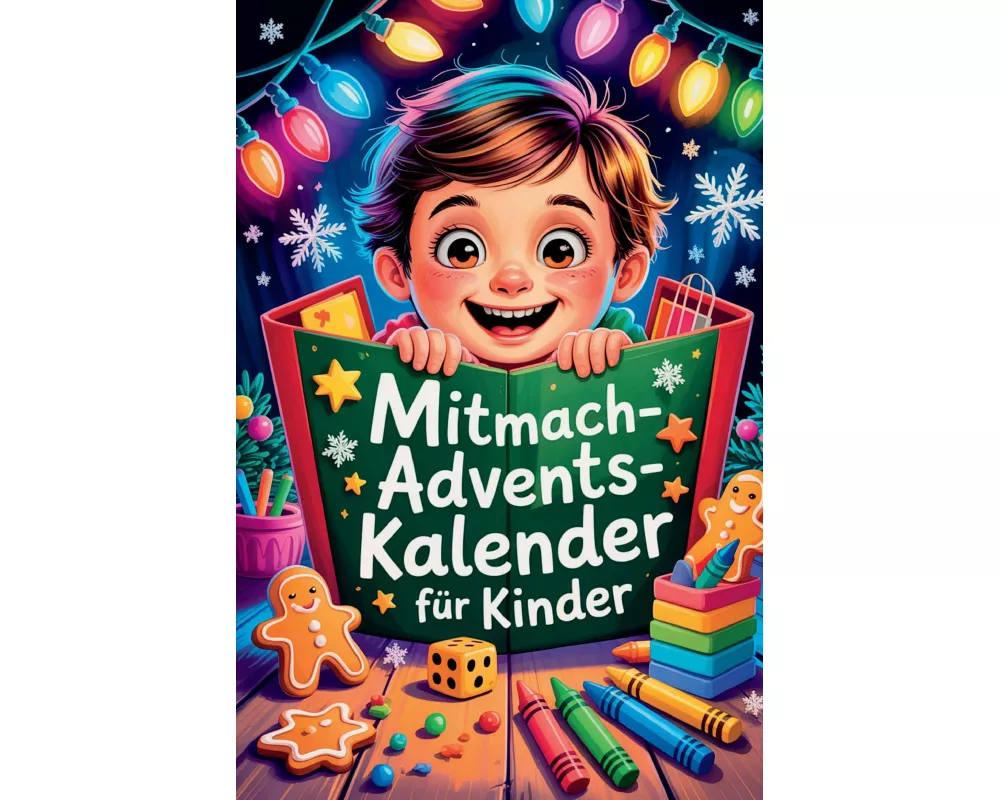 Mitmach-Adventskalender für Kinder: 24 Tage voller Spaß mit Rätseln, Ausmalbildern & Spielen für eine magische Vorweihnachtszeit