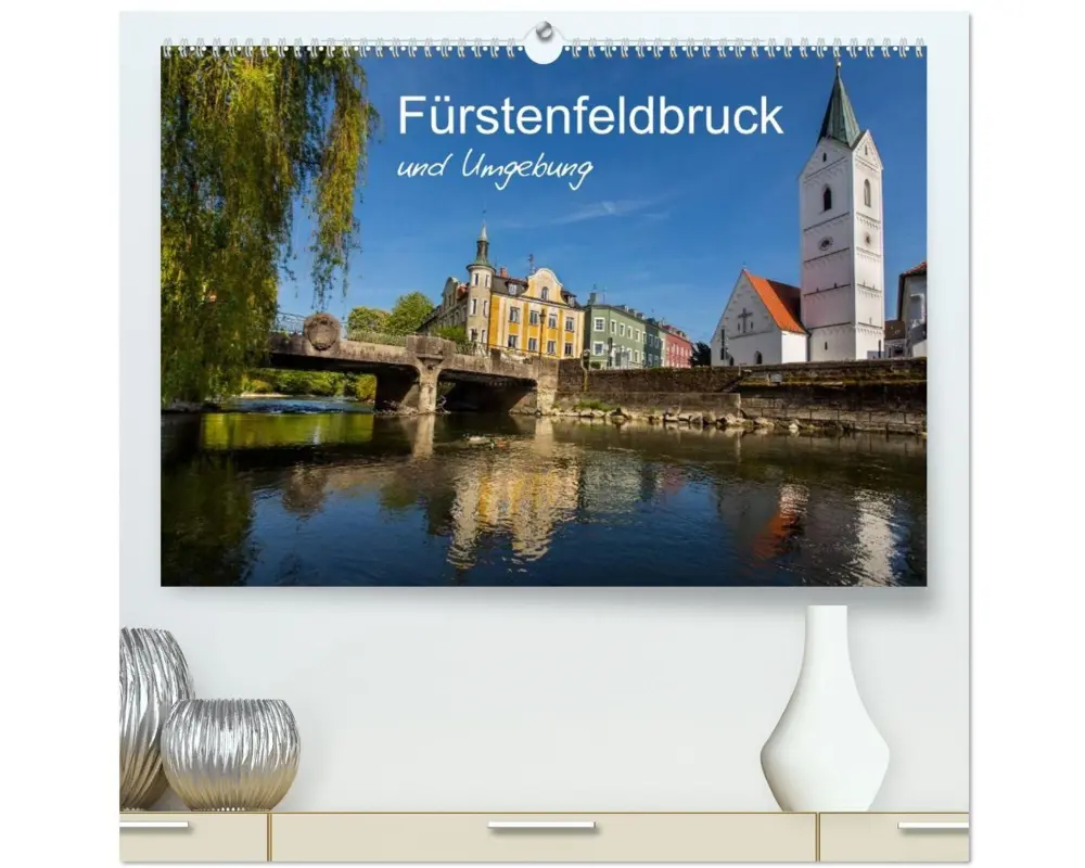 Fürstenfeldbruck und Umgebung (hochwertiger Premium Wandkalender 2027 DIN A2 quer), Kunstdruck in Hochglanz