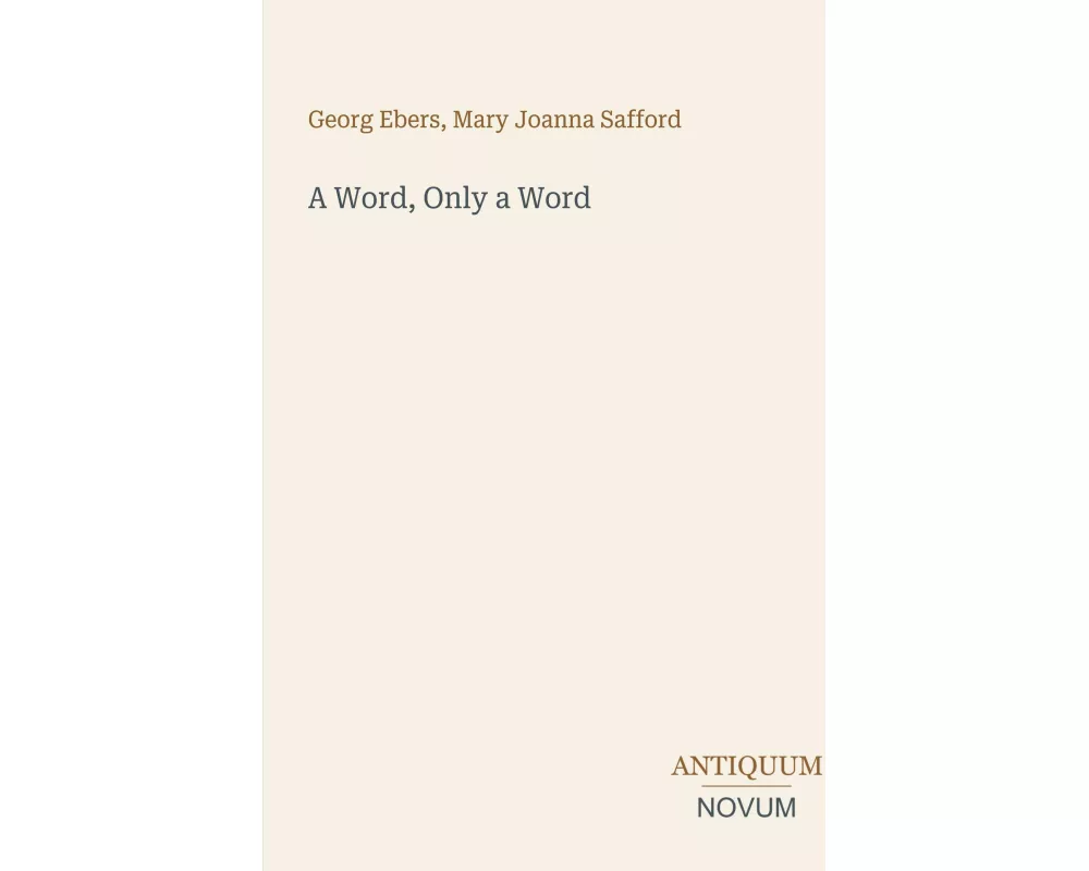 A Word, Only a Word