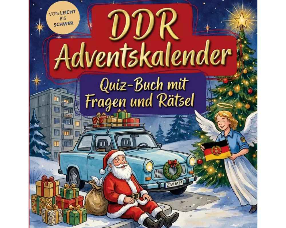 DDR-Adventskalender: Quiz-Buch mit Fragen und Rätsel