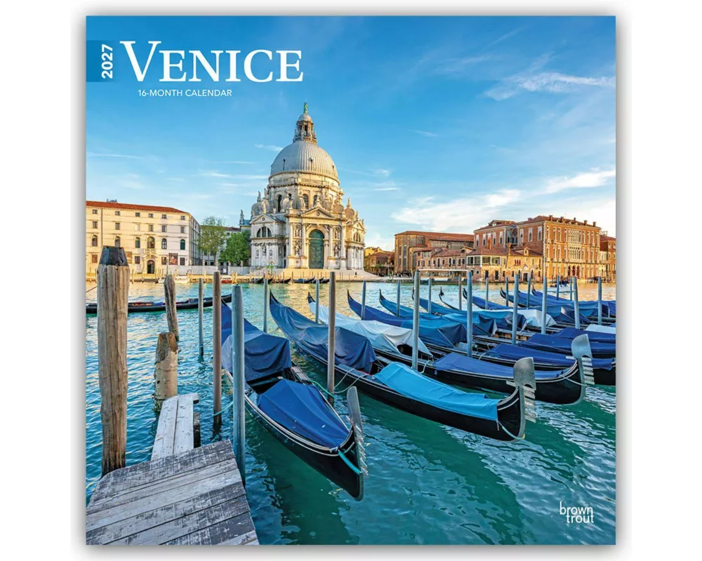 Venice - Venedig 2027 - 16-Monatskalender