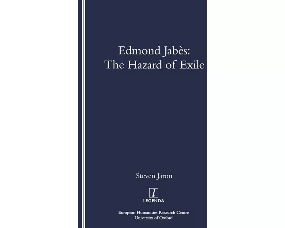 Edmond Jabes and the Hazard of Exile