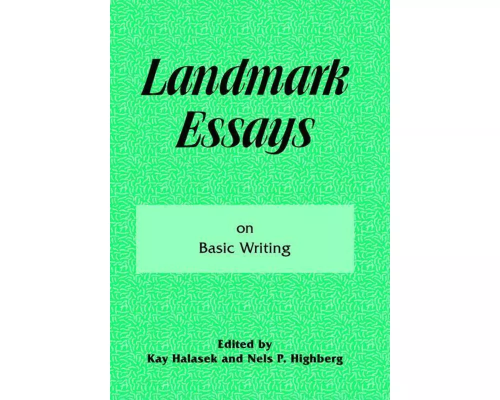 Landmark Essays on Basic Writing