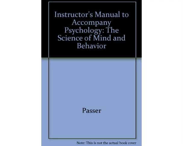 Instructor's Manual to Accompany Psychology