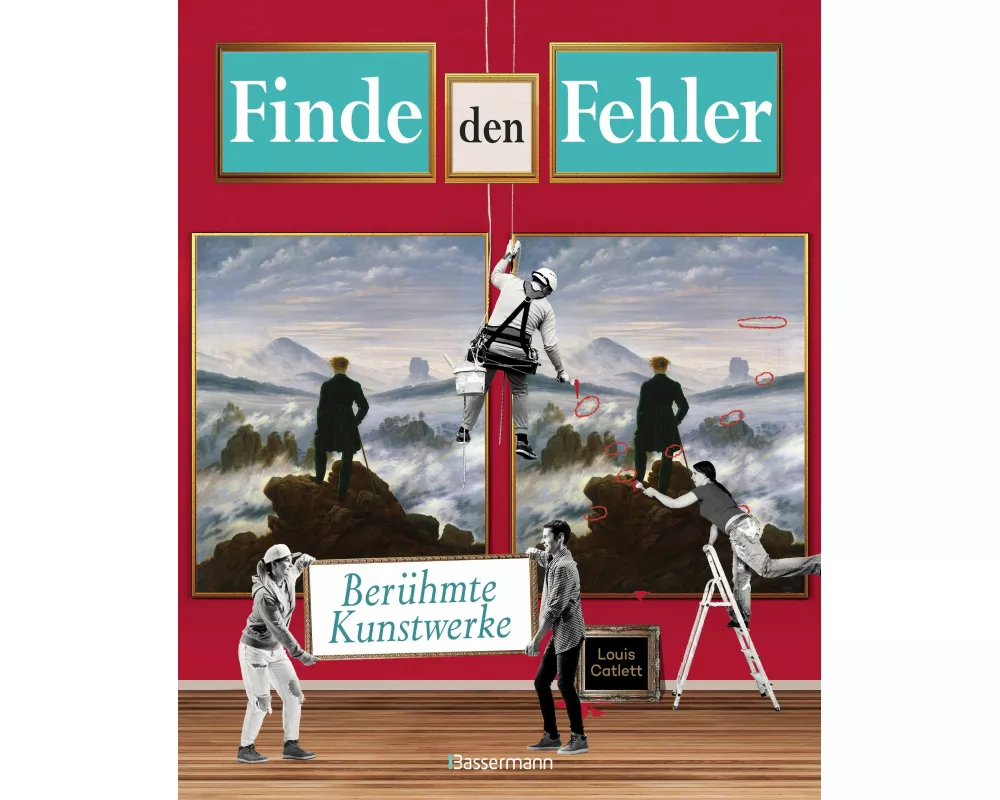 Finde den Fehler - berühmte Kunstwerke - Bilderrätsel mit 30 weltbekannten Gemälden