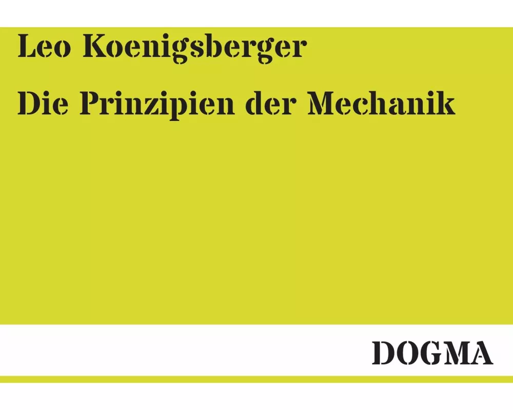 Die Prinzipien der Mechanik