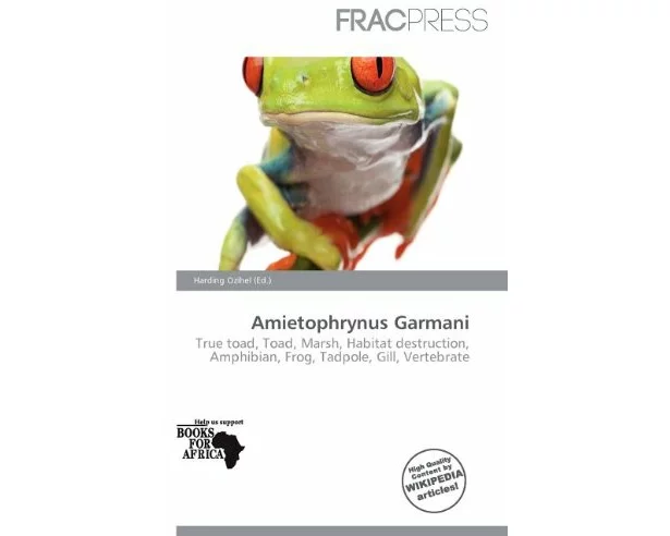 Amietophrynus Garmani