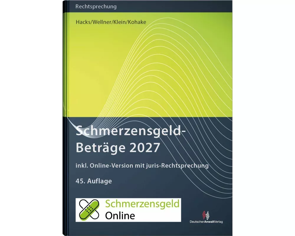 SchmerzensgeldBeträge 2027 (Buch mit Online-Zugang)