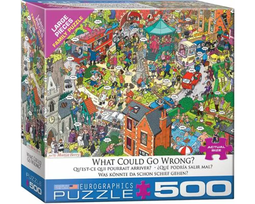 What Could Go Wrong Family Puzzle 500pc