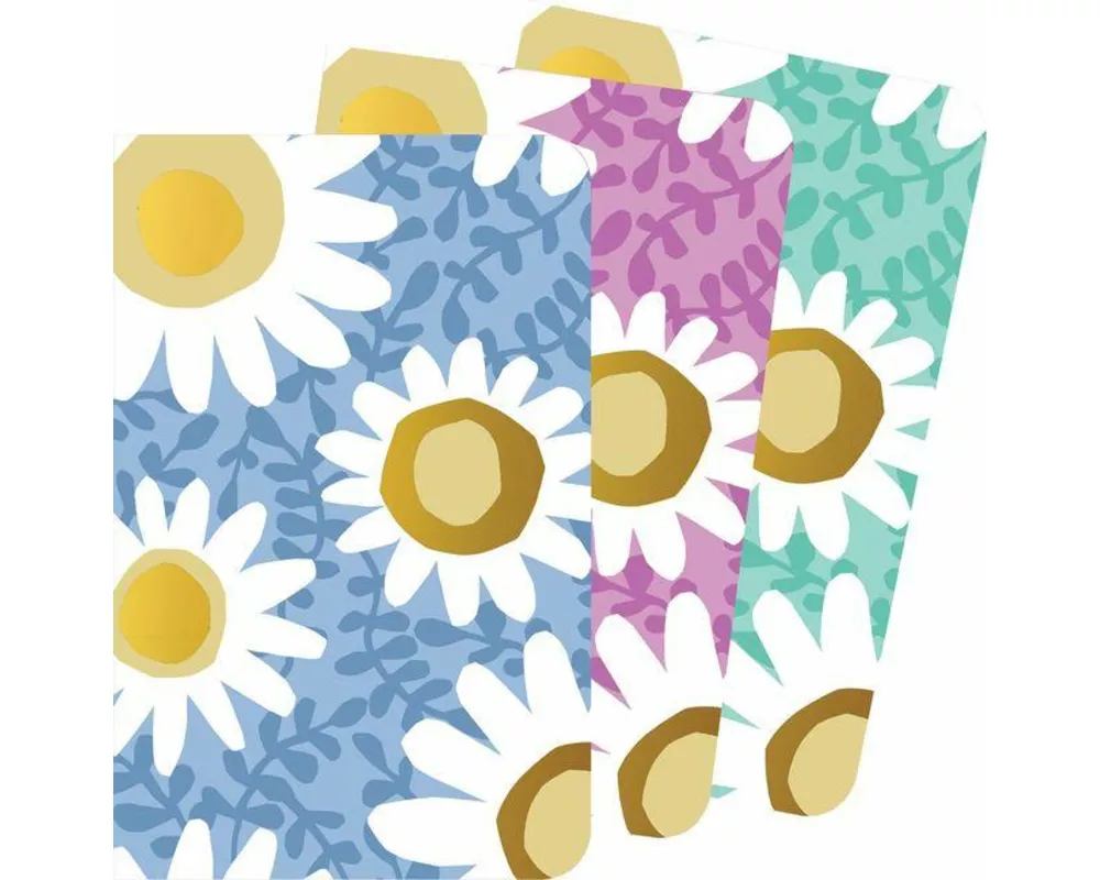 Daisies Jotter Notebooks (Set of 3)