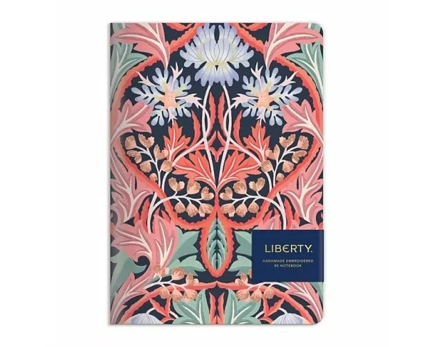 Liberty May Handmade B5 Embroidered Journal