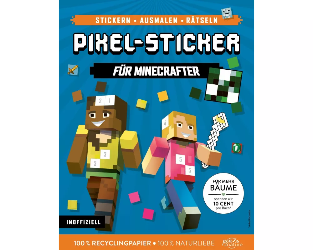 Pixel-Sticker für Minecrafter