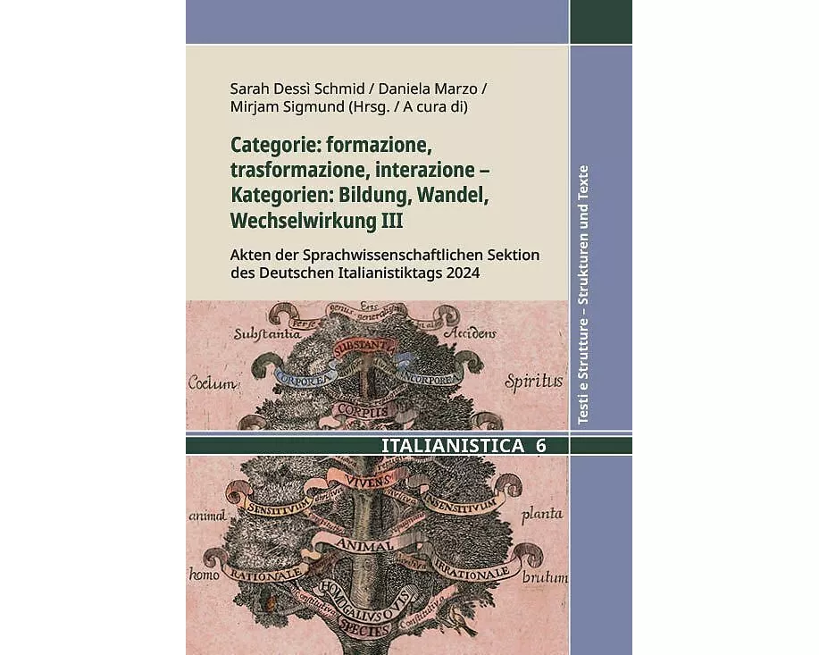 Categorie: formazione, trasformazione, interazione - Kategorien: Bildung, Wandel, Wechselwirkung III