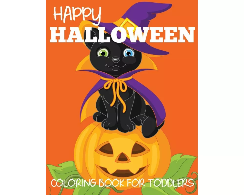 Happy Halloween Coloring Book for Toddlers