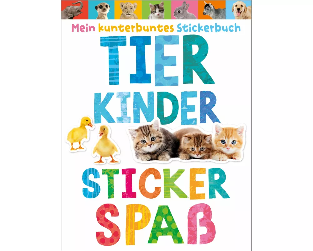 Tierkinder Stickerspaß