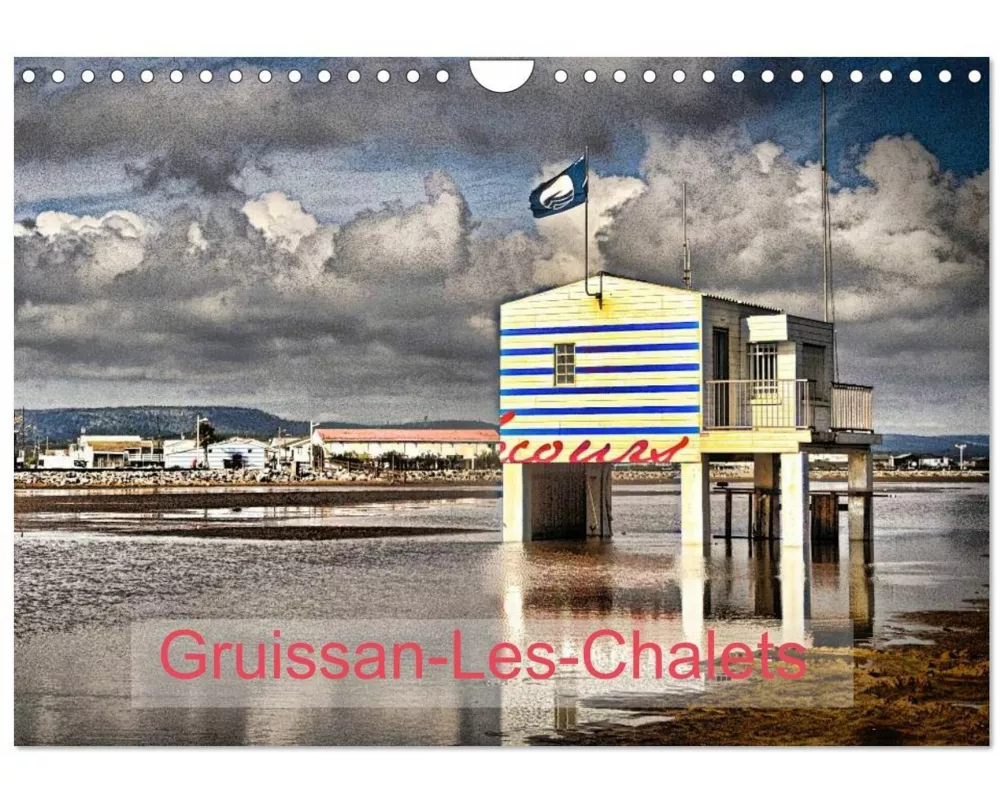 Gruissan-Les-Chalets (Calendrier mural 2027 DIN A4 vertical), CALVENDO calendrier mensuel