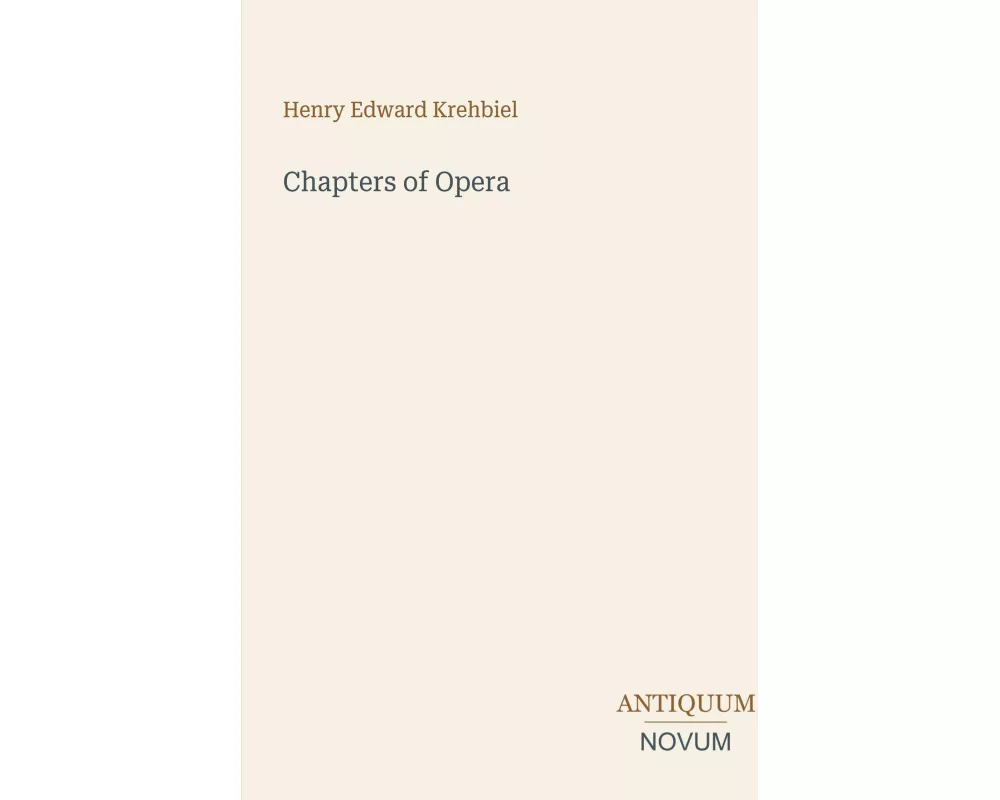 Chapters of Opera