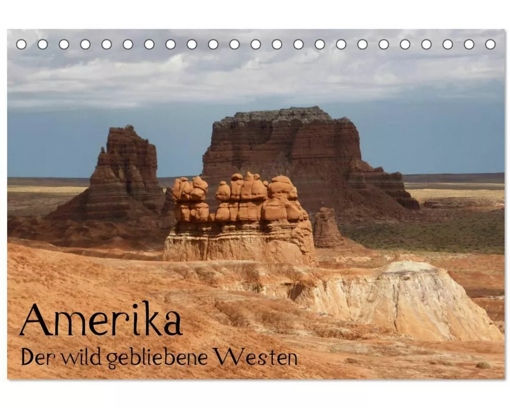 Amerika - Der wild gebliebene Westen (Tischkalender 2027 DIN A5 quer), CALVENDO Monatskalender