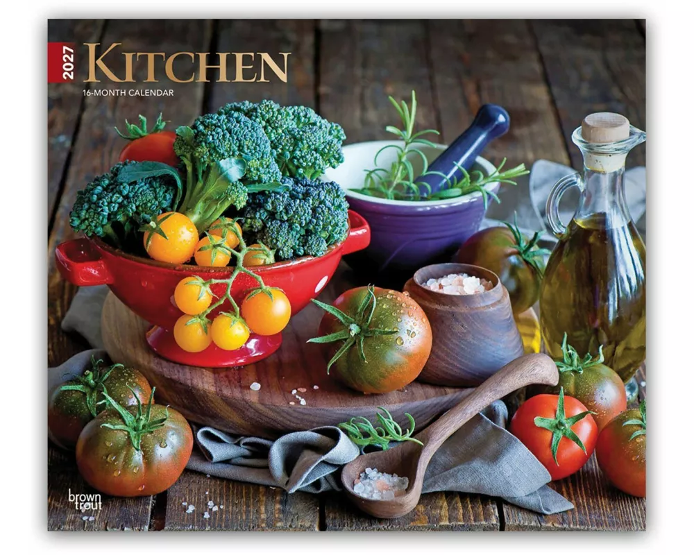 Kitchen - Küchenkalender 2027 - 16-Monatskalender im Deluxe-Format