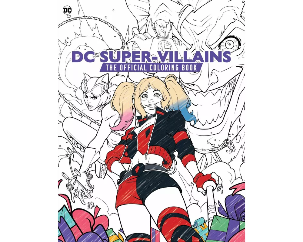 DC Super-Villains: The Official Coloring Book