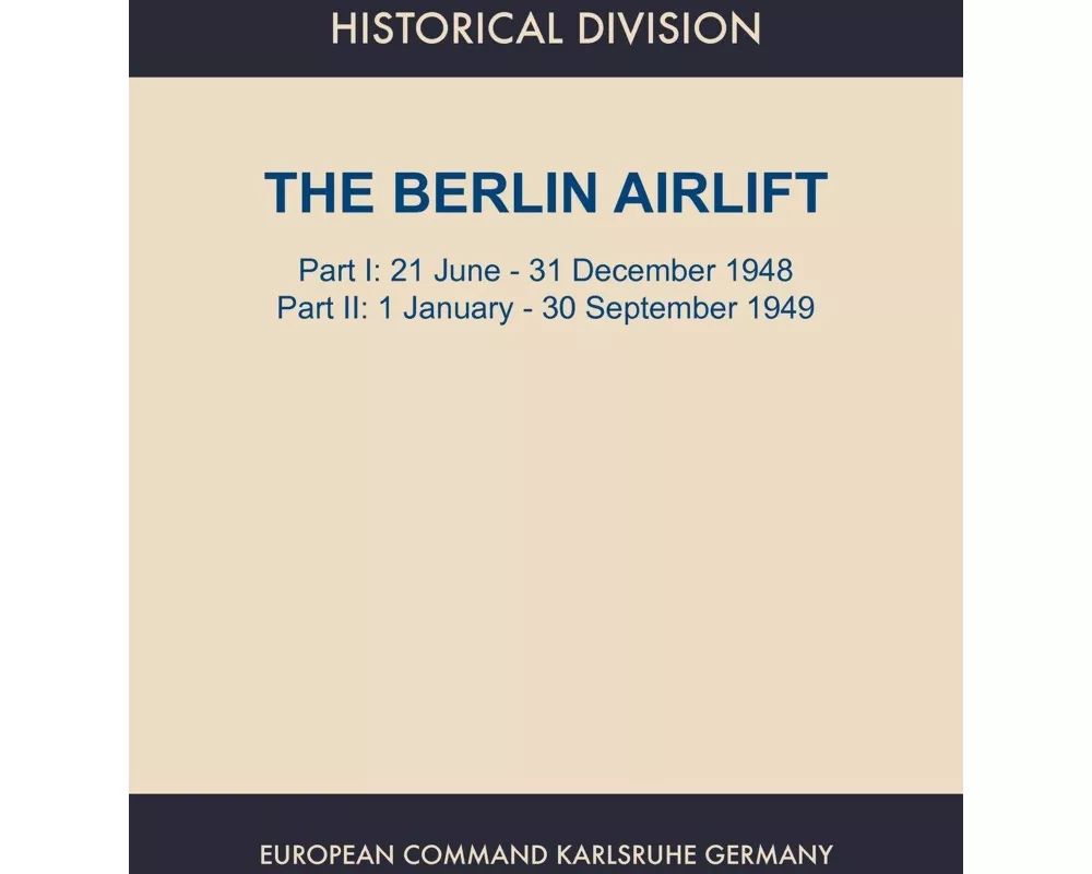 Berlin Airlift. Part I
