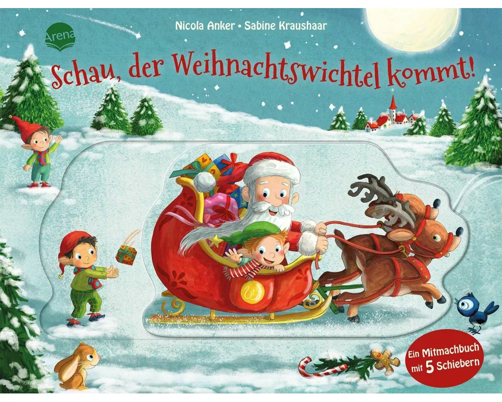 Schau, der Weihnachtswichtel kommt!