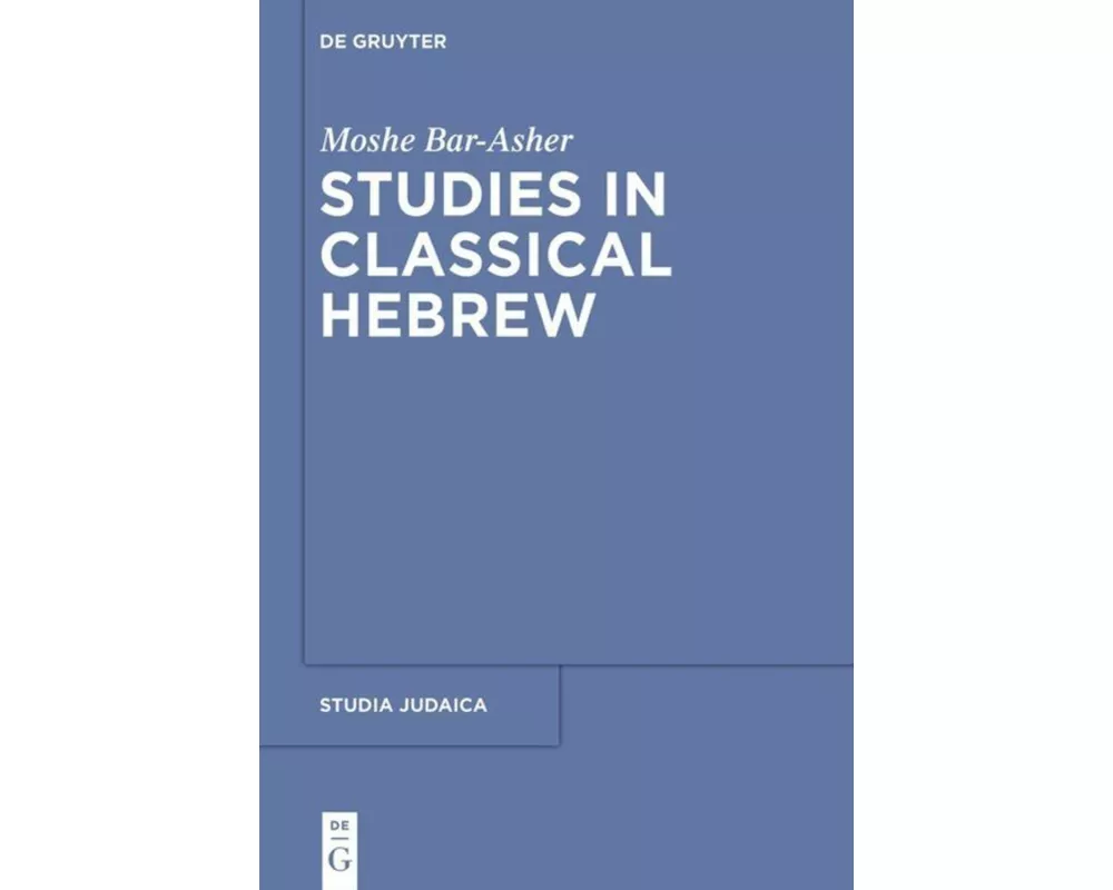 Studies in Classical Hebrew