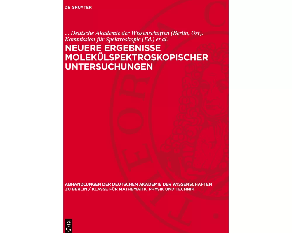 Neuere Ergebnisse molekülspektroskopischer Untersuchungen
