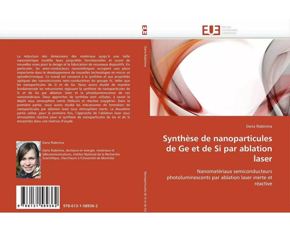 Synthèse de nanoparticules de Ge et de Si par ablation laser