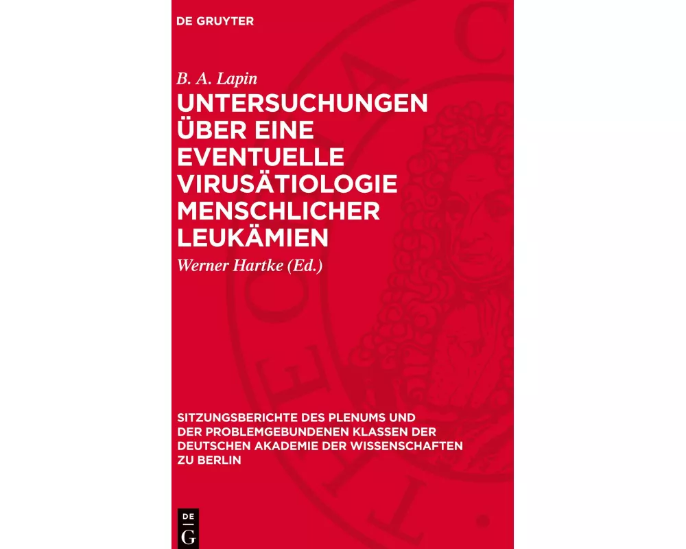 Untersuchungen über eine eventuelle Virusätiologie menschlicher Leukämien