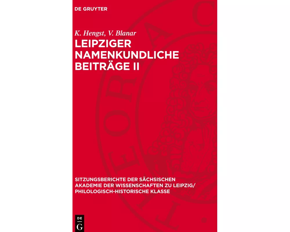 Leipziger namenkundliche Beiträge II