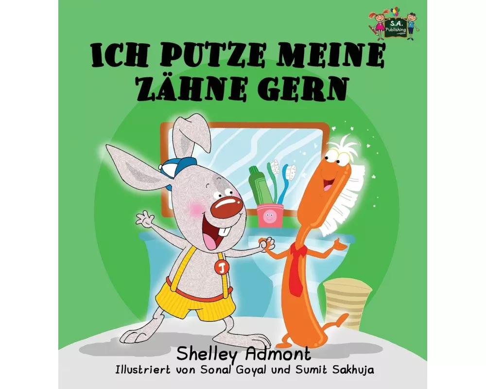 Ich putze meine Zähne gern